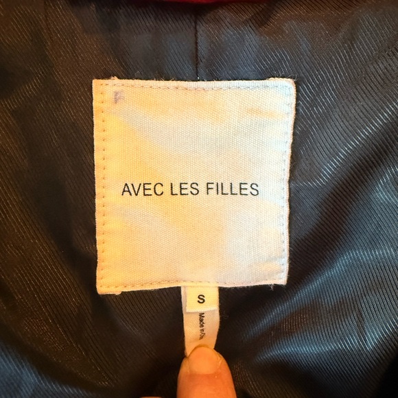 Avec Les Filles Red Faux Fur Coat - Picture 5 of 5